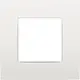 Niko 120-76100 afdekraam 1-voudig Intense white