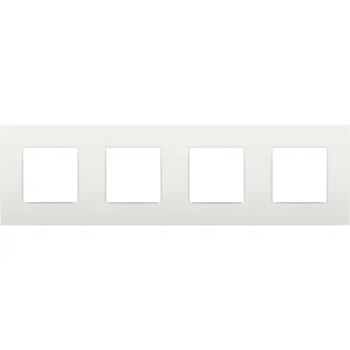 Niko 120-76400 afdekraam 4-voudig Intense white