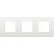 Niko 120-76700 afdekraam 3-voudig Intense white
