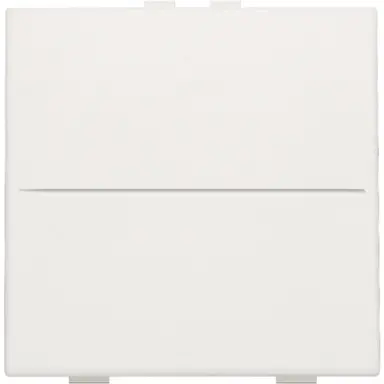 Niko 101-00001 enkelvoudige toets voor draadloze schakelaar met twee toetsen white
