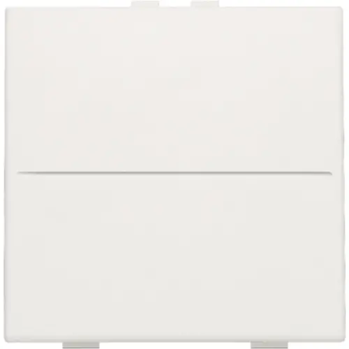 Niko 101-00001 enkelvoudige toets voor draadloze schakelaar met twee toetsen white