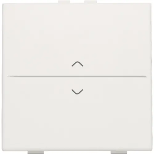 Niko 101-00004 enkelvoudige toets met pijlsymbolen voor draadloze schakelaar met twee toetsen white