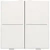 Niko 101-00007 tweevoudige toets voor draadloze schakelaar white