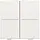 Niko 101-00007 tweevoudige toets voor draadloze schakelaar white