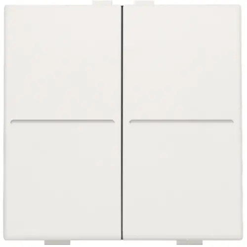 Niko 101-00007 tweevoudige toets voor draadloze schakelaar white