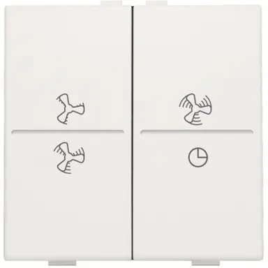 Niko 101-00013 Tweedelige drukker Toerenregel