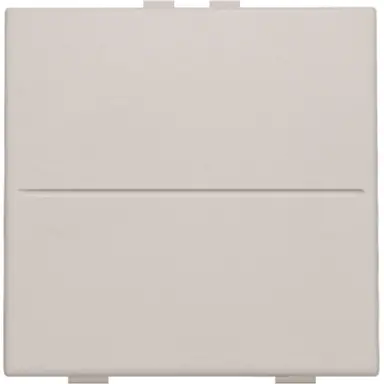 Niko 102-00001 enkelvoudige toets voor draadloze schakelaar met twee toetsen light grey