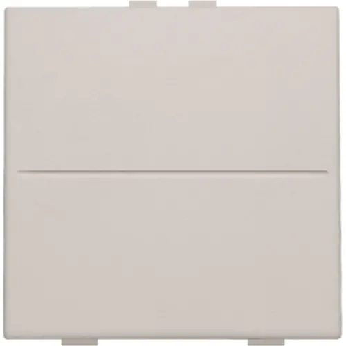 Niko 102-00001 enkelvoudige toets voor draadloze schakelaar met twee toetsen light grey