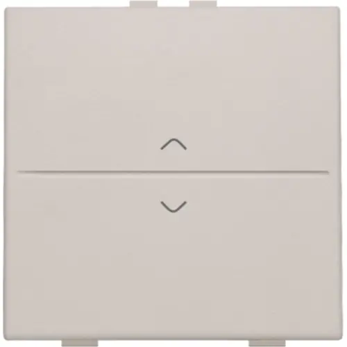 Niko 102-00004 enkelvoudige toets met pijlsymbolen voor draadloze schakelaar met twee toetsen light grey