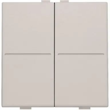 Niko 102-00007 tweevoudige toets voor draadloze schakelaar light grey