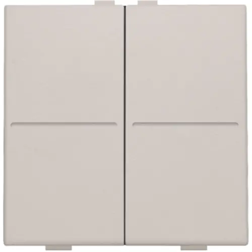 Niko 102-00007 tweevoudige toets voor draadloze schakelaar light grey