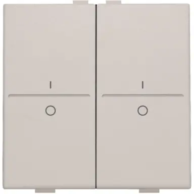 Niko 102-00008 Tweedelige drukker Schakelaar/