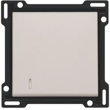 Niko 102-60005 schakelwip enkelvoudig met controlevenster light grey