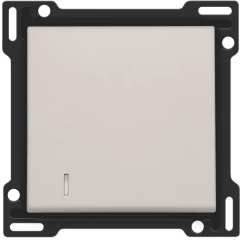 Niko 102-60005 schakelwip enkelvoudig met controlevenster light grey