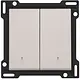 Niko 102-61507 schakelwip 2-voudig met controlevenster light grey