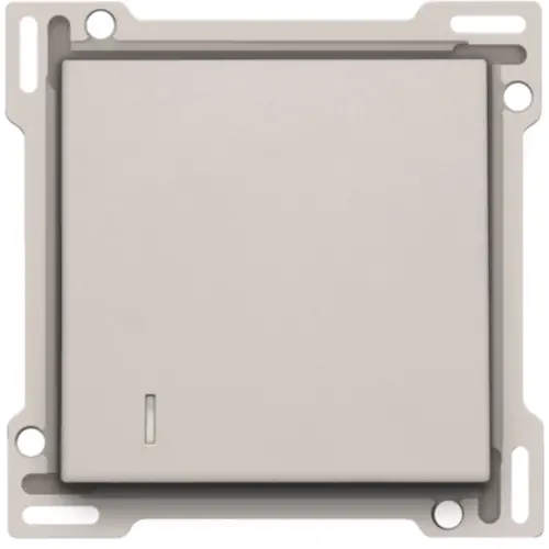 Niko 102-61901 afwerkingsset voor hotelkaartschakelaar light grey
