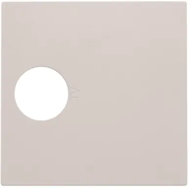 Niko 102-69101 centraalplaat 1-voudig coax light grey