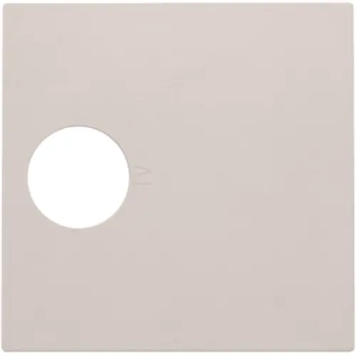Niko 102-69101 centraalplaat 1-voudig coax light grey
