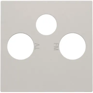 Niko 102-69551 centraalplaat coax/sat light grey