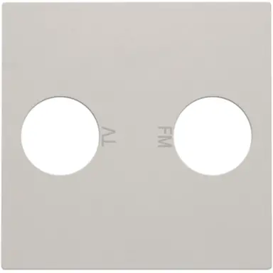 Niko 102-69702 centraalplaat antenne coax light grey