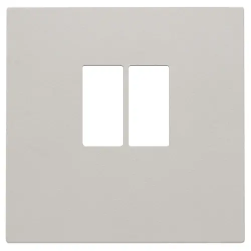 Niko 102-69801 centraalplaat 1-voudig voor mono luidspreker aansluitdoos light grey