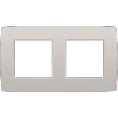 Niko 102-76800 afdekraam 2-voudig Original light grey