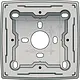 Niko 102-77100 opbouwbak 1-voudig zonder afdekraam Original light grey