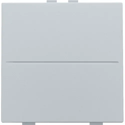 Niko 121-00001 enkelvoudige toets voor draadloze schakelaar met twee toetsen sterling coated