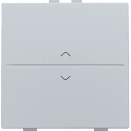 Niko 121-00004 enkelvoudige toets met pijlsymbolen voor draadloze schakelaar met twee toetsen sterling coated
