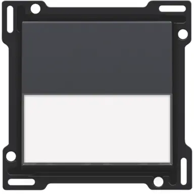 Niko 122-60905 schakelwip enkelvoudig met tekstveld anthracite coated