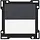 Niko 122-60905 schakelwip enkelvoudig met tekstveld anthracite coated