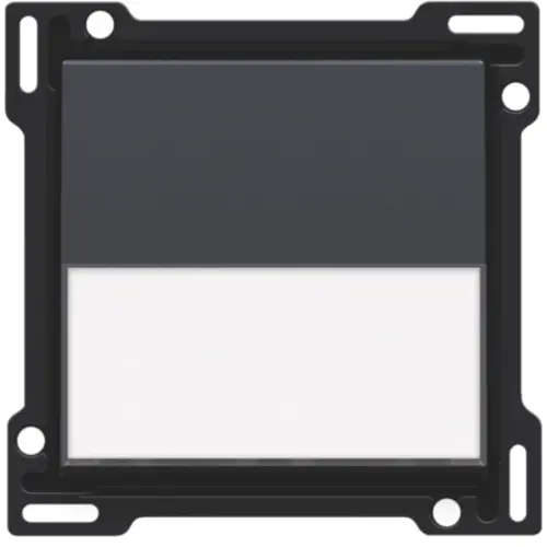 Niko 122-60905 schakelwip enkelvoudig met tekstveld anthracite coated