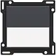 Niko 122-60905 schakelwip enkelvoudig met tekstveld anthracite coated