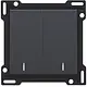 Niko 122-61507 schakelwip 2-voudig met controlevenster anthracite coated