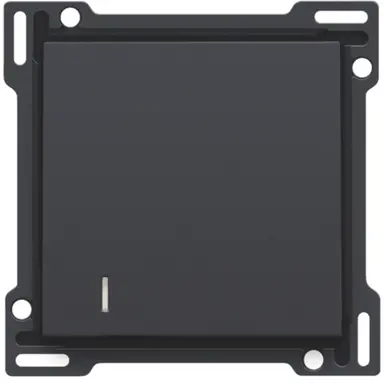 Niko 122-61901 afwerkingsset voor hotelkaartschakelaar anthracite coated