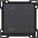 Niko 122-65905 jaloezieknop tbv tweevoudige elektrisch gescheiden schakelaar anthracite coated