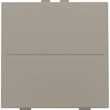 Niko 123-00001 enkelvoudige toets voor draadloze schakelaar met twee toetsen bronze coated