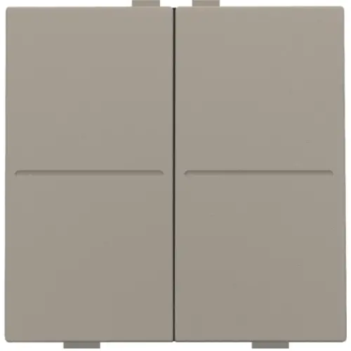 Niko 123-00007 tweevoudige toets voor draadloze schakelaar bronze coated