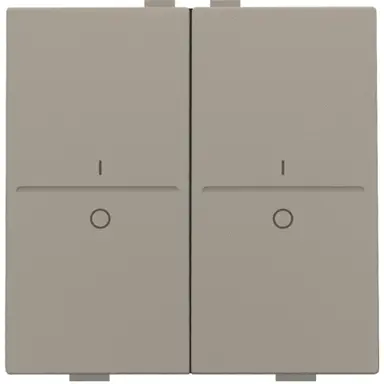 Niko 123-00008 Tweedelige drukker Schakelaar/