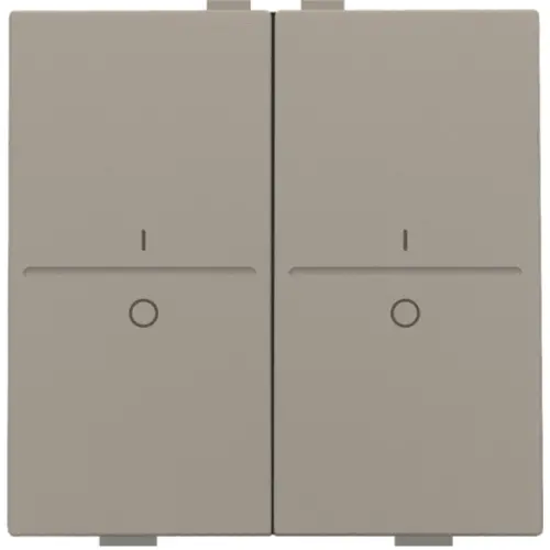 Niko 123-00008 Tweedelige drukker Schakelaar/