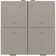 Niko 123-00010 Tweedelige drukker Jaloezie Br