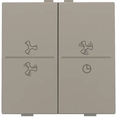 Niko 123-00013 Tweedelige drukker Toerenregel