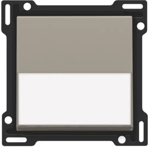 Niko 123-60905 schakelwip enkelvoudig met tekstveld bronze coated