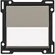 Niko 123-60905 schakelwip enkelvoudig met tekstveld bronze coated
