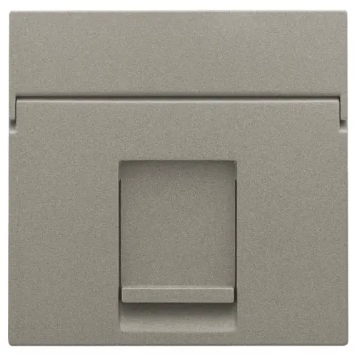 Niko 123-65100 centraalplaat 1-voudig tbv RJ draagring bronze coated