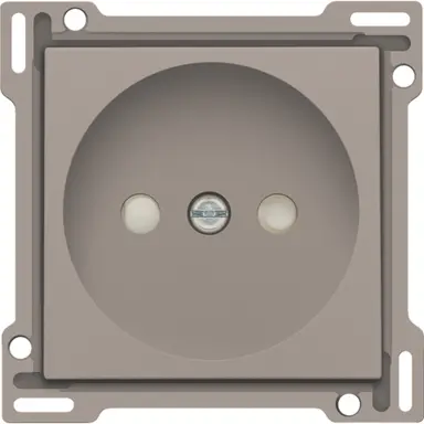Niko 123-66501 afdekplaat voor wandcontactdoos zonder randaarde bronze coated