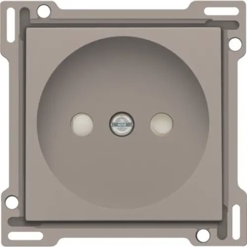 Niko 123-66501 afdekplaat voor wandcontactdoos zonder randaarde bronze coated