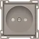 Niko 123-66501 afdekplaat voor wandcontactdoos zonder randaarde bronze coated