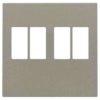 Niko 123-69701 centraalplaat 2-voudig voor stereo luidspreker aansluitdoos bronze coated