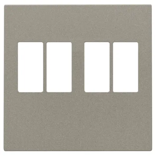 Niko 123-69701 centraalplaat 2-voudig voor stereo luidspreker aansluitdoos bronze coated
